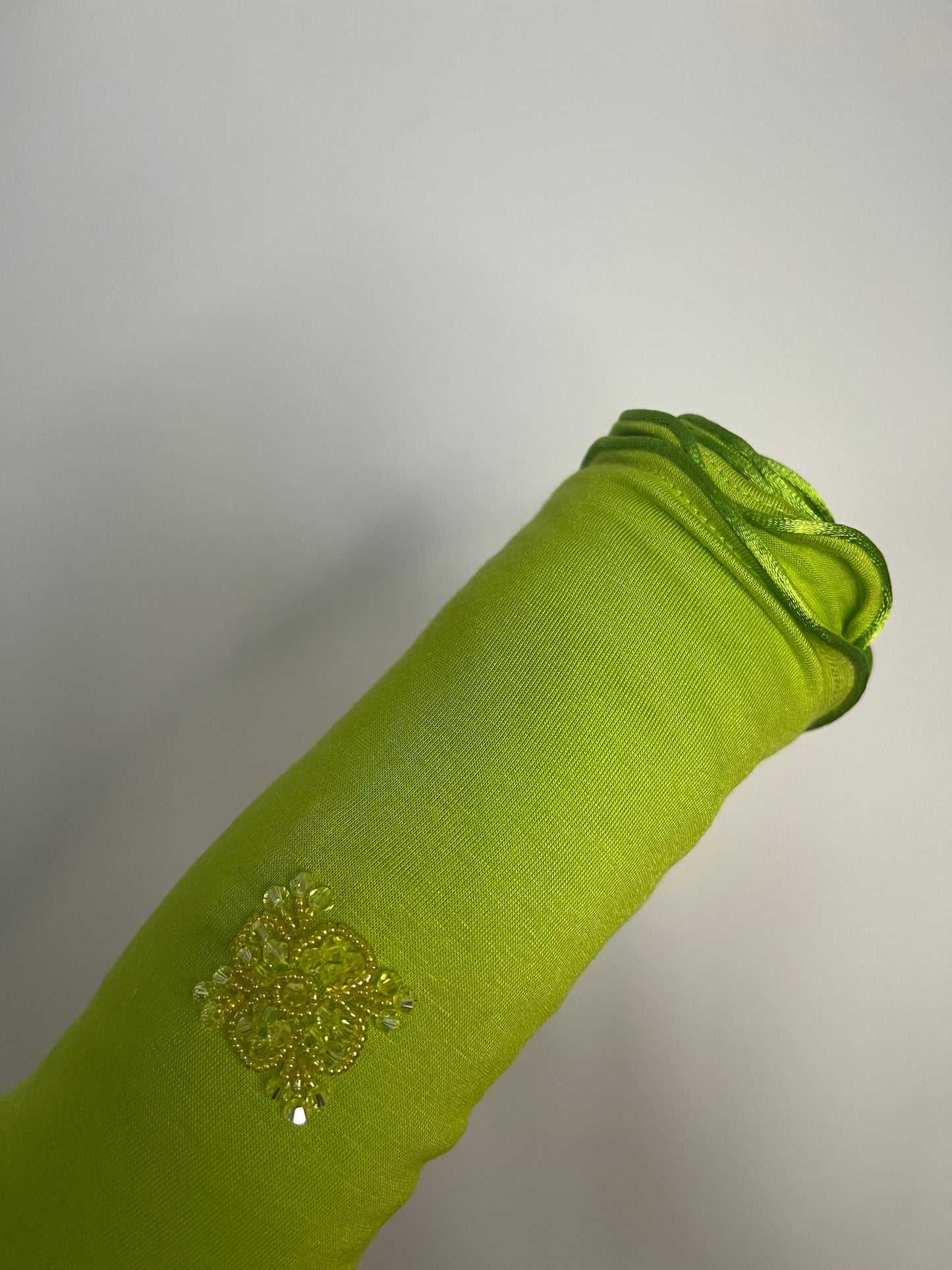 Hijab Jersey Luxury Cristal Lime