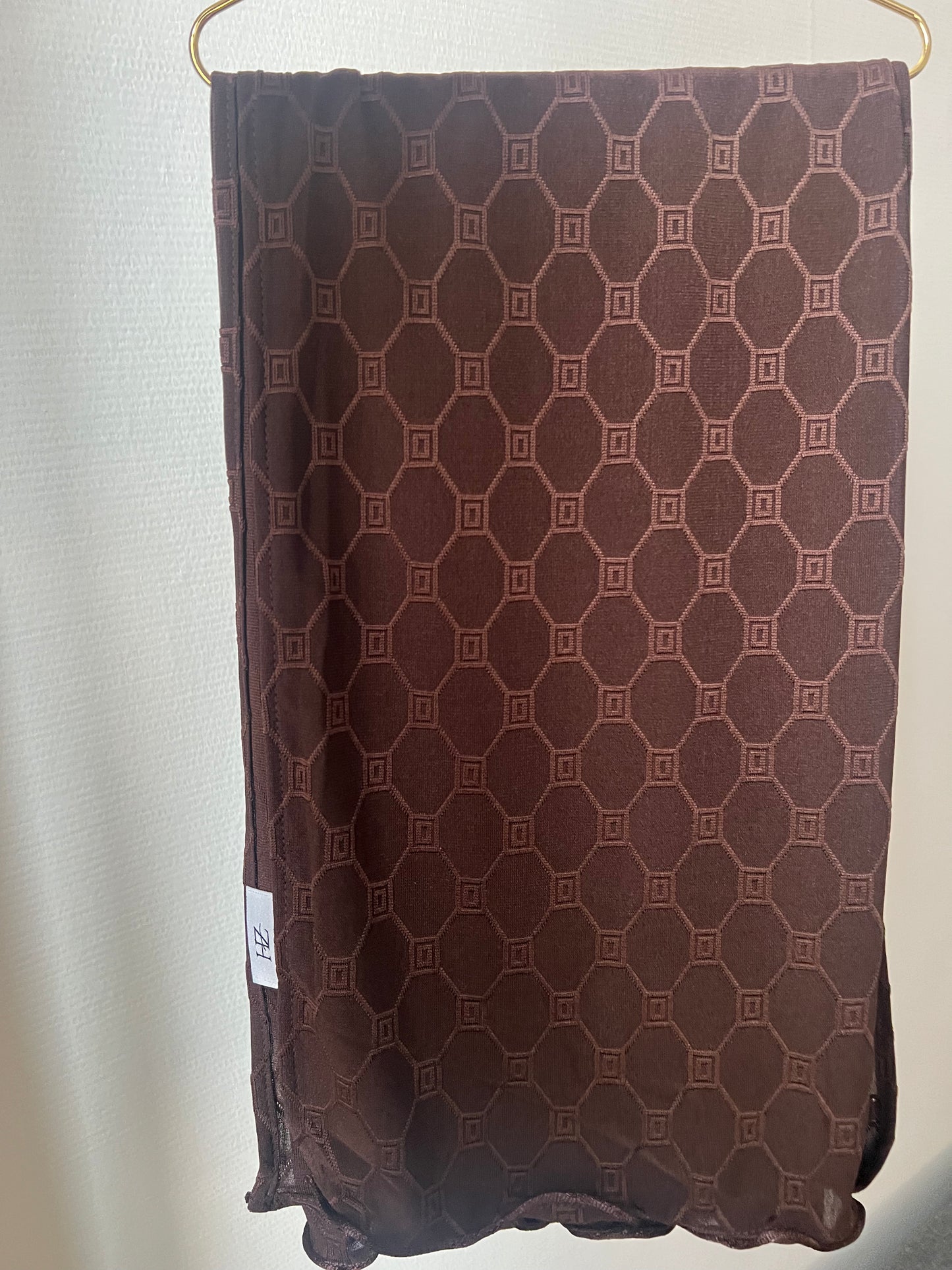 Hijab Jersey Olograph Marron